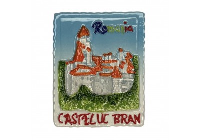 Magnet ceramic Castelul Bran România Magnet ceramic Castelul Bran România